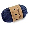 Polyester Yarn, For Hand Knitting Thick Thread, Crochet Cloth Yarn, Prussian Blue, 20mm, about 32.81 Yards(30m)/Skein