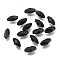 Transparent Acrylic Beads, Faceted, Rice, Black, 11x5mm, Hole: 1.5mm, about 3600pcs/500g