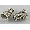 Tibetan Style Alloy Bead Cone, Lead Free, Cadmium Free and Nickel Free, Tube, Antique Silver, about 5mm wide, 8mm long, hole: 1.5mm