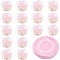 Organza Bags, with Sequins, Gift Bags, Round, Pink, 26.2cm