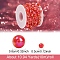 10M ABS Plastic Imitation Pearl Beaded Trim Garland Strand, Great for Door Curtain, Wedding Decoration DIY Material, with Spools, Red, 3~8mm