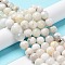 Natural Rainbow Moonstone Beads Strands, Round, 10mm, Hole: 0.8mm, about 39pcs/strand, 15.35 inch(39cm)