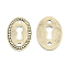 Tibetan Style Alloy Links, Oval, Cadmium Free & Nickel Free & Lead Free, Antique Silver, 37x25x2mm, Hole: 3mm, about 100pcs/1000g