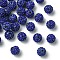 30Pcs Pave Disco Ball Beads, Polymer Clay Rhinestone Beads, Round, Sapphire, PP13(1.9~2mm), 6 Rows Rhinestone, 10mm, Hole: 1.5mm