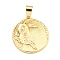 Brass Pendants, Cadmium Free & Nickel Free & Lead Free, Real 18K Gold Plated, Capricorn, 22.8x20.8x3mm, Hole: 6x4mm