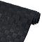 1M PVC Leather Fabric, Grid, Black, 1370~1410x0.8mm