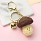 Resin Keychain, Vegetable and Fruit Theme, Mushroom, Pendant: 56x34mm