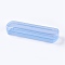 Plastic Bead Containers, Rectangle, Cornflower Blue, 20.9x5.9x3.25cm