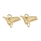 Rack Plating Brass Pendants, with Jump Rings, Long-Lasting Plated, Lead Free & Cadmium Free, Bird, Real 18K Gold Plated, 12.5x16x8mm, Jump Ring: 4.6x0.8mm, 3mm Inner Diameter