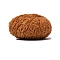 Polyester Yarn, for Weaving, Knitting & Crochet, Chocolate, 1~2mm, about 218.72 Yards(200m)/Skein