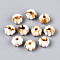 Resin Beads, Imitation Shell Beads, Flower, 7x5mm