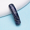 Natural Sodalite Curved Rectangle Links, Bridge Connector Charms, 35mm