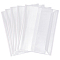 10Pcs Plastic Book Covers, Rectangle, Clear, 315x215x0.1~0.2mm