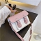DIY Crossbody Bags Set, Including PU Leather Bag Materials, Pearl Pink, 145x185x65mm