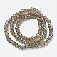 Electroplate Glass Beads Strands EGLA-A034-T6mm-J16-5