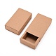 Caja plegable de papel kraft CON-WH0010-02A-A-1