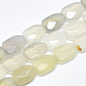 Natural White Agate Beads Strands G-T122-01C-1