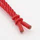 Fabricación de collar de cordón de nailon trenzado NJEW-P001-013-4