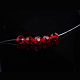 Jeweleader Kristall elastischen Draht Dehnung ca. 109 Meter Polyester Schnur Schnur 0.8mm Handwerk DIY Faden für Armbänder Edelstein Schmuck machen Perlen Handwerk Nähen klare Farbe EW-PH0001-0.8mm-02-4