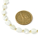 Colliers de perles en forme de cœur et d'alliage de coquillages naturels pour femmes NJEW-TA00129-4