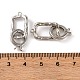 Латунь раз по сравнению с застежками KK-U016-09P-3