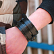 Kuhhaut Kabel breite Schnur Armbänder BJEW-P0001-11B-3