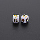 Opaque White Acrylic Beads MACR-Q242-010Q-2