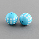 Round Chunky Bubblegum Acrylic Beads SACR-S192-20mm-2
