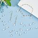 Superfindings 100pcs 2 estilos encantos de perlas de imitación de plástico KK-FH0006-95-6