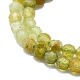 Naturelles grenat vert brins de perles G-P457-A03-25-2