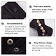 NBEADS 12 Pcs Velvet Jewelry Pouches with Snap Button TP-NB0001-41A-02-4