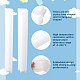 Globleland 2 juegos 2 moldes de jabón de pilar de silicona estilo DIY-GL0004-23-3