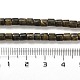 Brins de perles de pierre en bambou naturel G-F765-F05-01-5