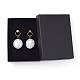 Natural Pearl Dangle Earring EJEW-JE03912-03-4