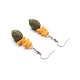 Natural Lava Rock Dangle Earrings EJEW-E260-A06-2
