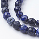 Chapelets de perles en lapis-lazuli naturel G-G059-8mm-3