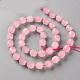 Chapelets de perles en quartz rose naturel G-S362-095C-2