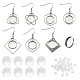 Kits de bijoux de boucles d'oreilles pendantes bricolage DIY-TA0001-87-1