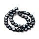 Chapelets de perles rondes de chalumeau manuelles de mauvais œil LAMP-L058-10mm-26-3