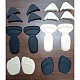 泡靴フィラー  ハイヒールクッションパッド  フロントインソールヒールグリップ  図形を混ぜます  ミックスカラー  69~143x31~87x5~15mm  12のペア/セット AJEW-WH0041-26-2