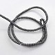 Electroplate Non-magnetic Synthetic Hematite Beads Strands G-J208G-03-2