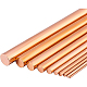 BENECREAT 10Pcs 10 Style Pure Copper Sticks Rods FIND-BC0002-35-1