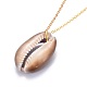 Cowrie Shell Pendants Necklaces and Dangle Earrings Jewelry Sets SJEW-JS01017-5