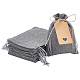 Nbeads 10 pz sacchetti di tela da imballaggio sacchetti con coulisse ABAG-NB0001-40B-1