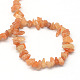 Natural Red Aventurine Stone Bead Strands G-R192-A13-2