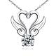 Fashion Jewelry Silver Plating Pendant Necklaces NJEW-BB19125-01-1
