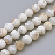 Chapelets de perle en agate naturelle patinée X-G-S249-09-10mm-1