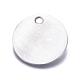 Stainless Steel Blank Stamping Tag Pendants STAS-S020-3