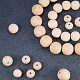 Pandahall Elite 460 Stück bleifreie natürliche runde Holzperlen für DIY Schmuck machen Haarschmuck WOOD-PH0006-05-8