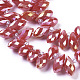 Fili di perle di vetro opaco tinta opaca giada EGLA-L020-NB-M2-3